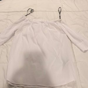 White off the shoulder dress